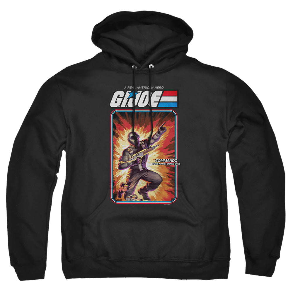 G.I. Joe Snake Eyes Card - Pullover Hoodie