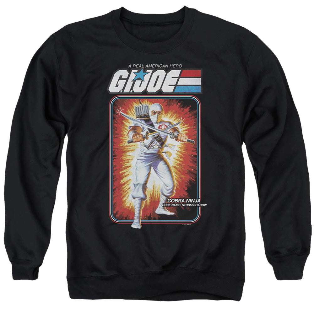 G.I. Joe Storm Shadow Card - Men's Crewneck Sweatshirt