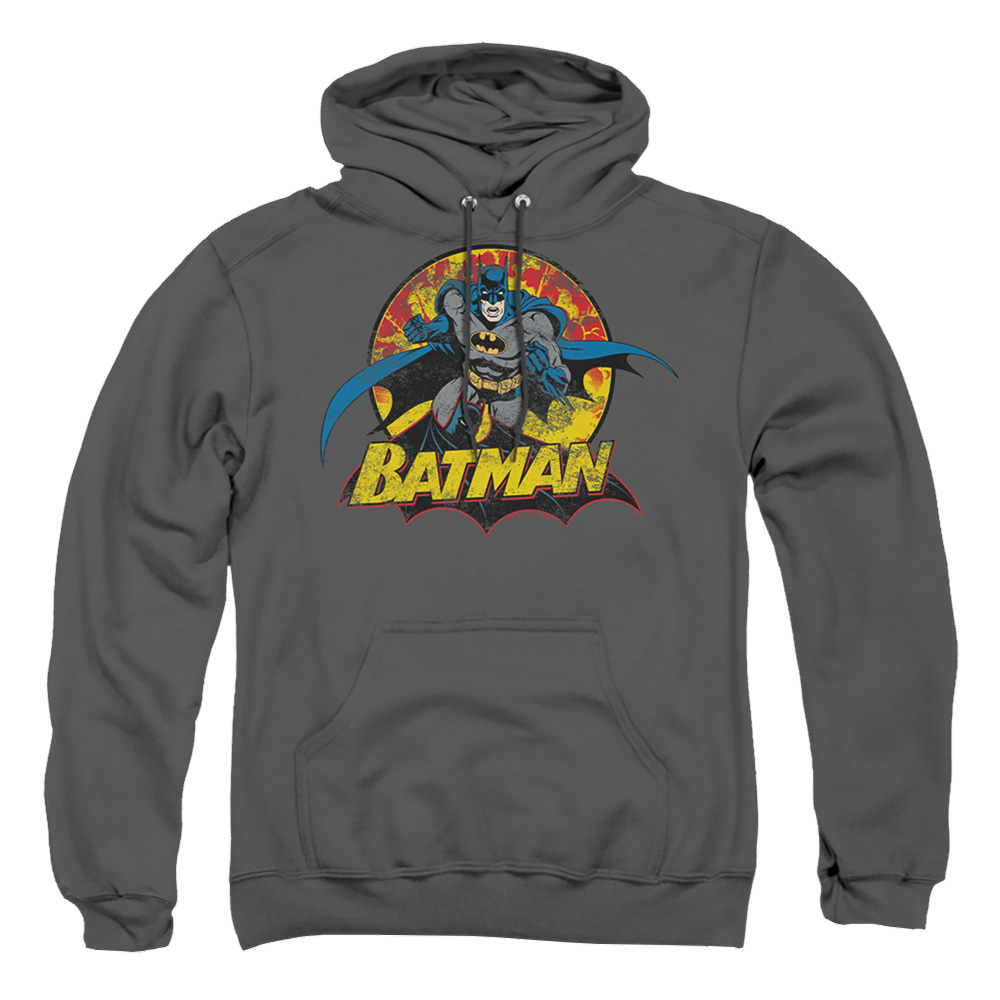 Justice League Batman Rough Distress Pullover Hoodie