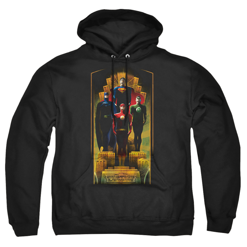 Justice League Deco Pullover Hoodie