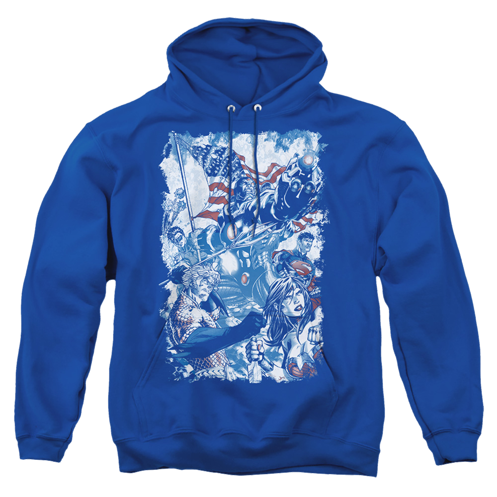 Justice League American Justice Pullover Hoodie