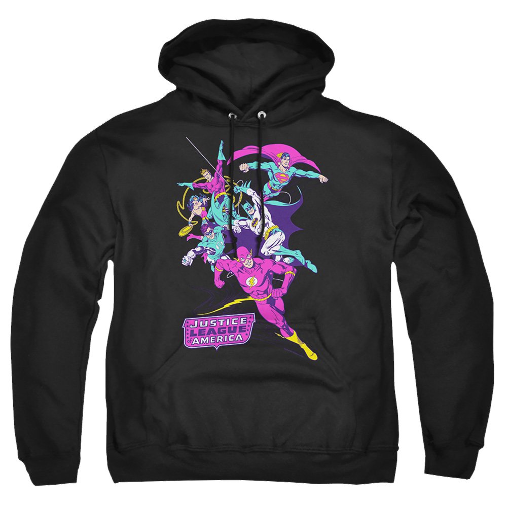 Justice League Colorful League Pullover Hoodie