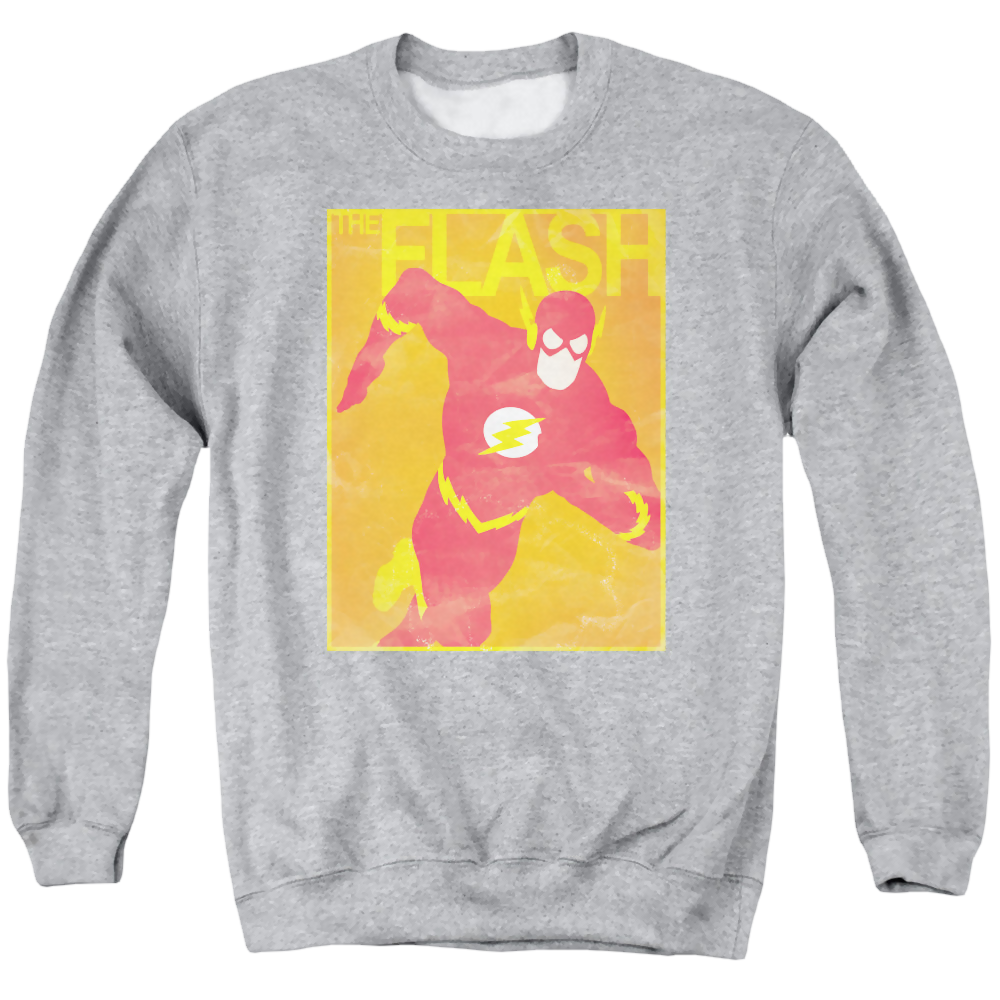 Flash, The Simple Flash Poster - Men's Crewneck Sweatshirt