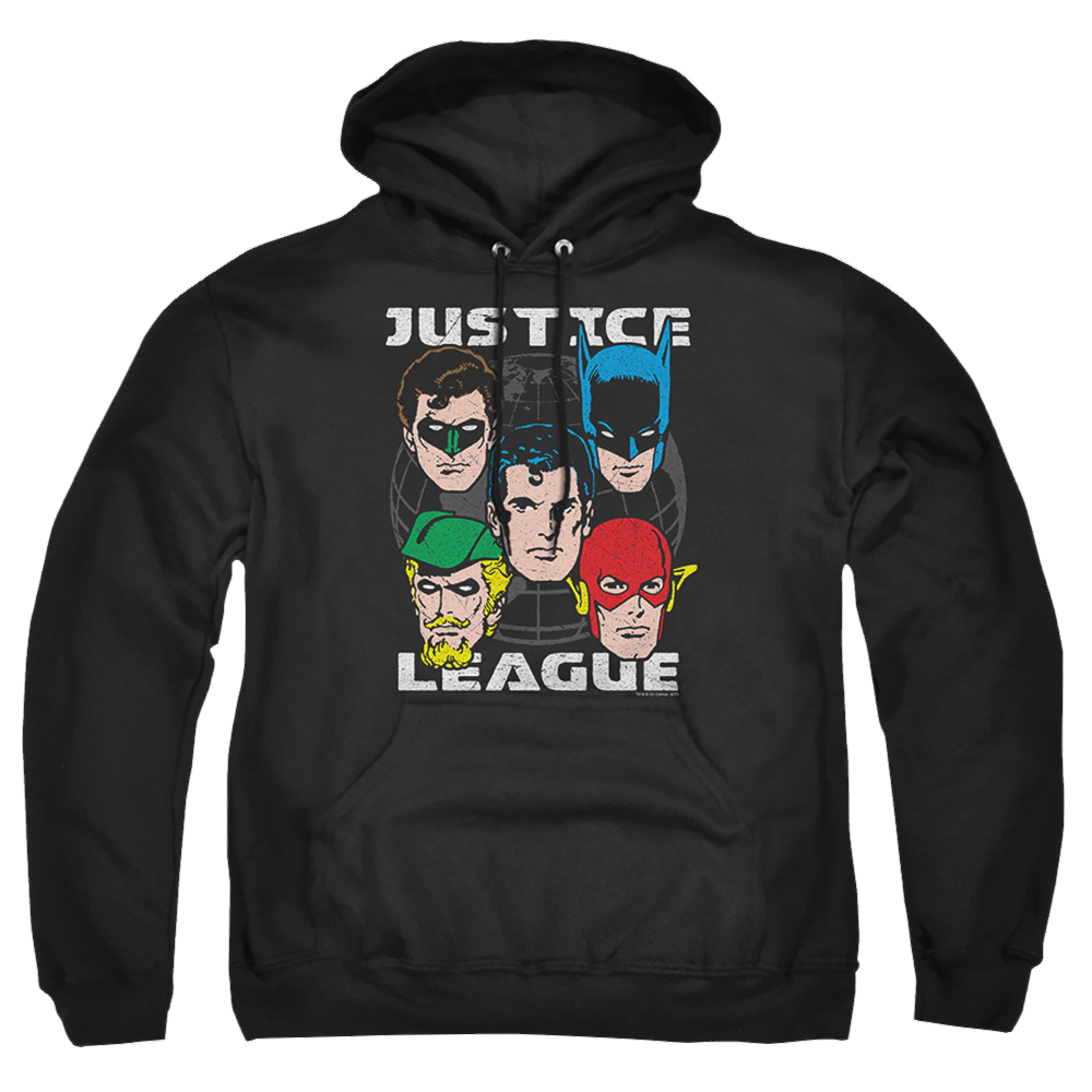 Justice League Head Of States Pullover Hoodie