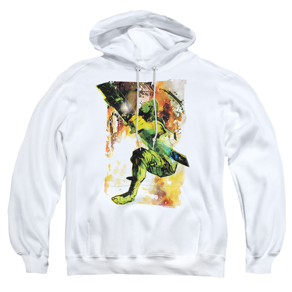 Green Arrow Painted Archer - Pullover Hoodie