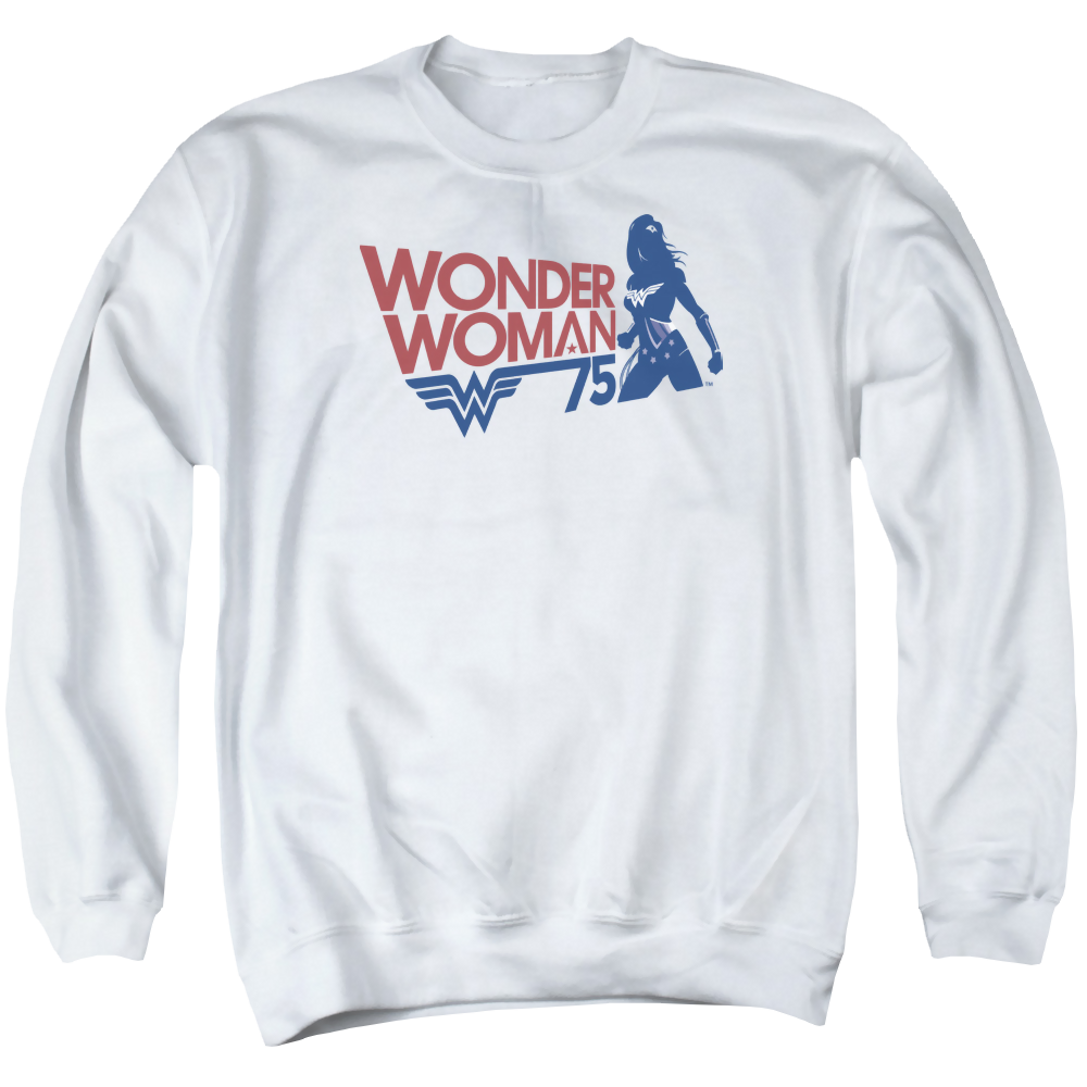 Wonder Woman Ww75 Silhouette - Men's Crewneck Sweatshirt