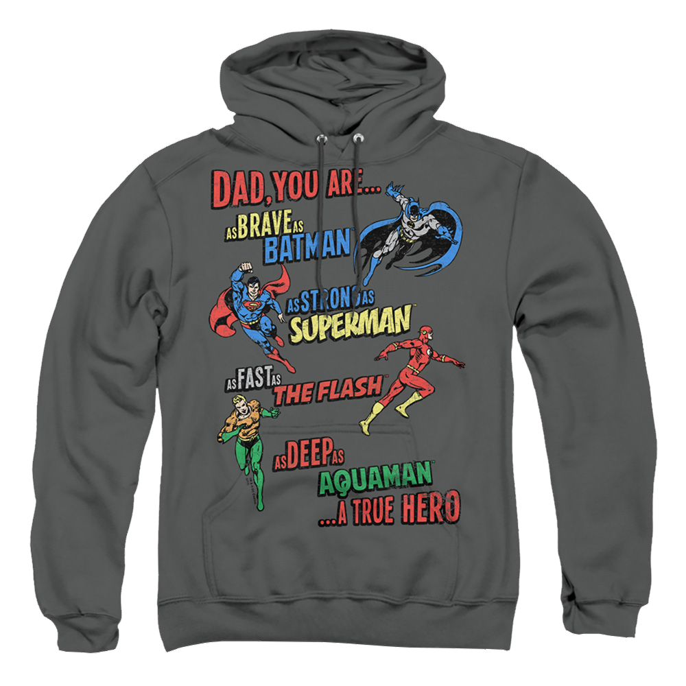 Justice League Dad Hero Pullover Hoodie