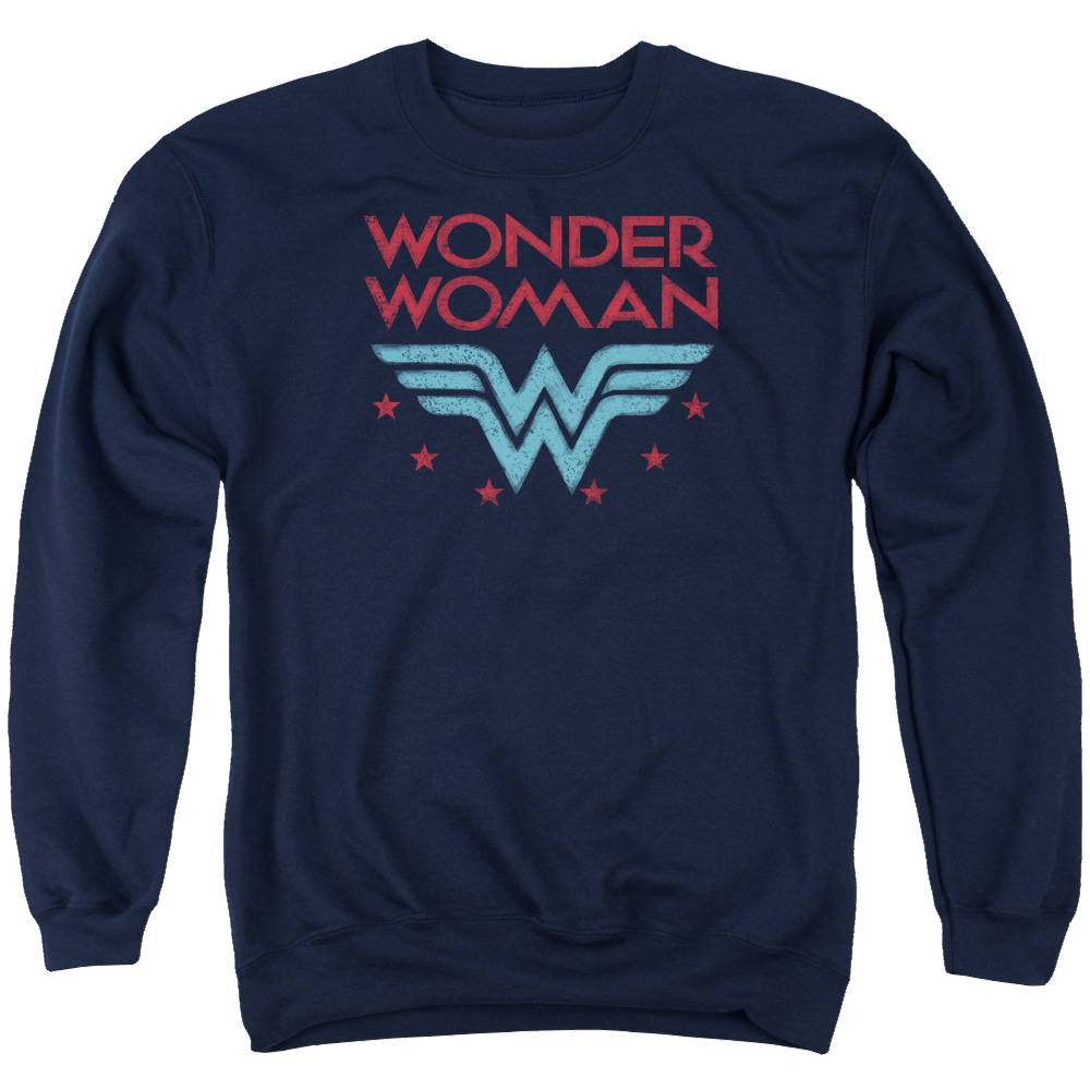 Wonder Woman Wonder Stars - Men's Crewneck Sweatshirt