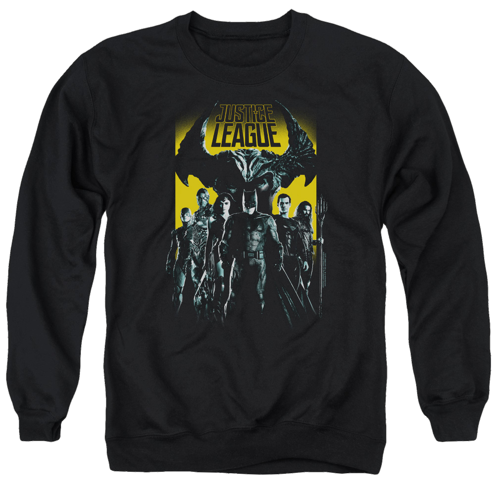 Justice League Stand Up To Evil Men's Crewneck Sweatshirt