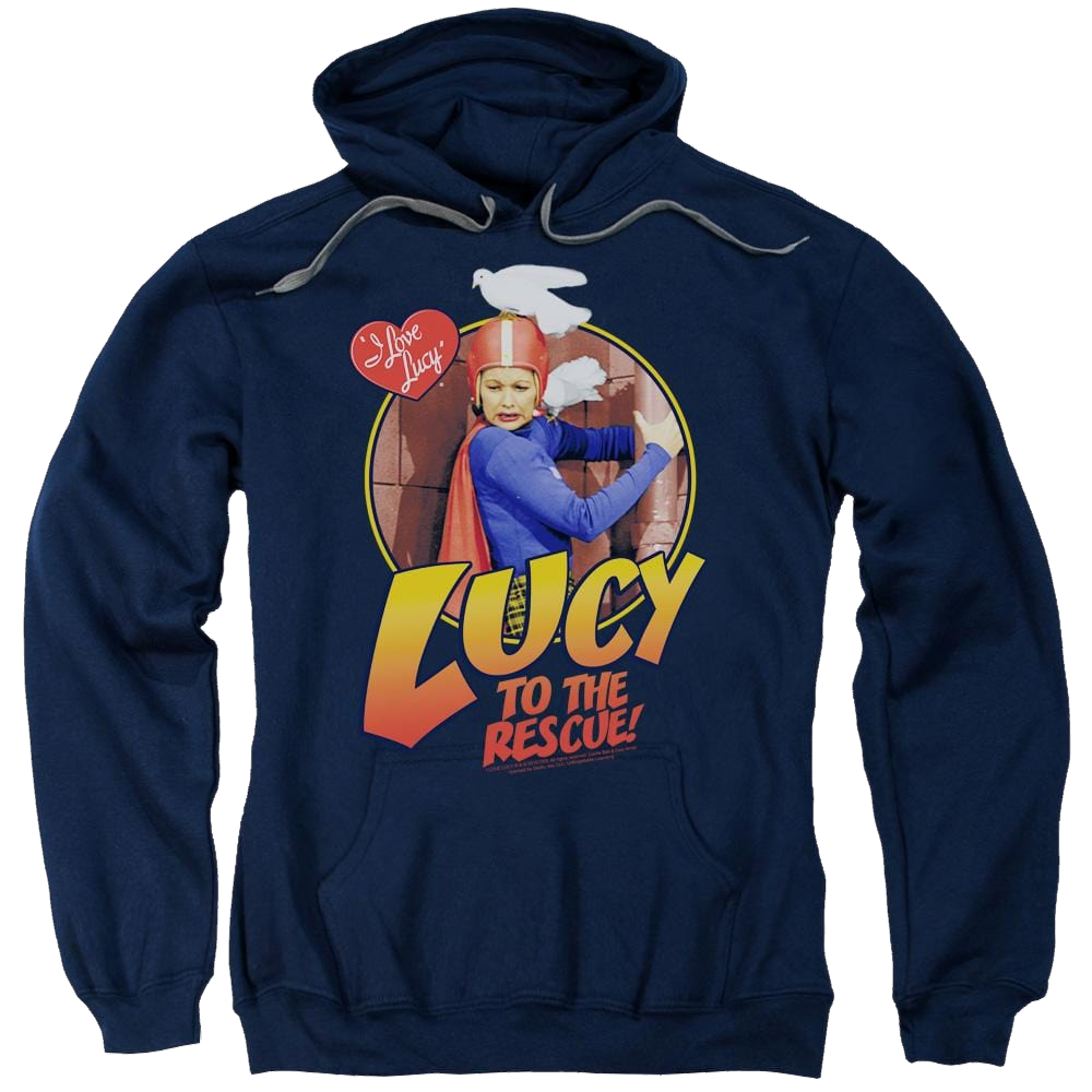 I Love Lucy To The Rescue Pullover Hoodie