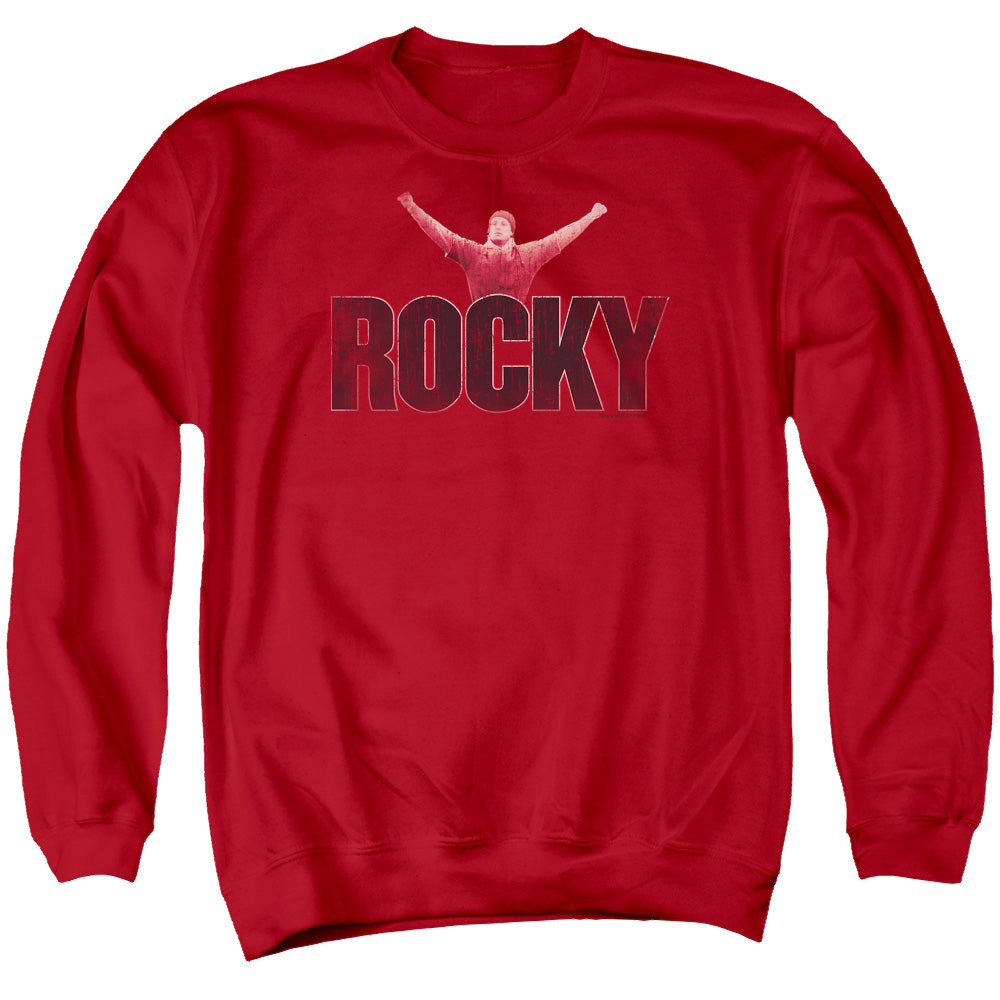 Rocky Victory Distressed - Men's Crewneck Sweatshirt