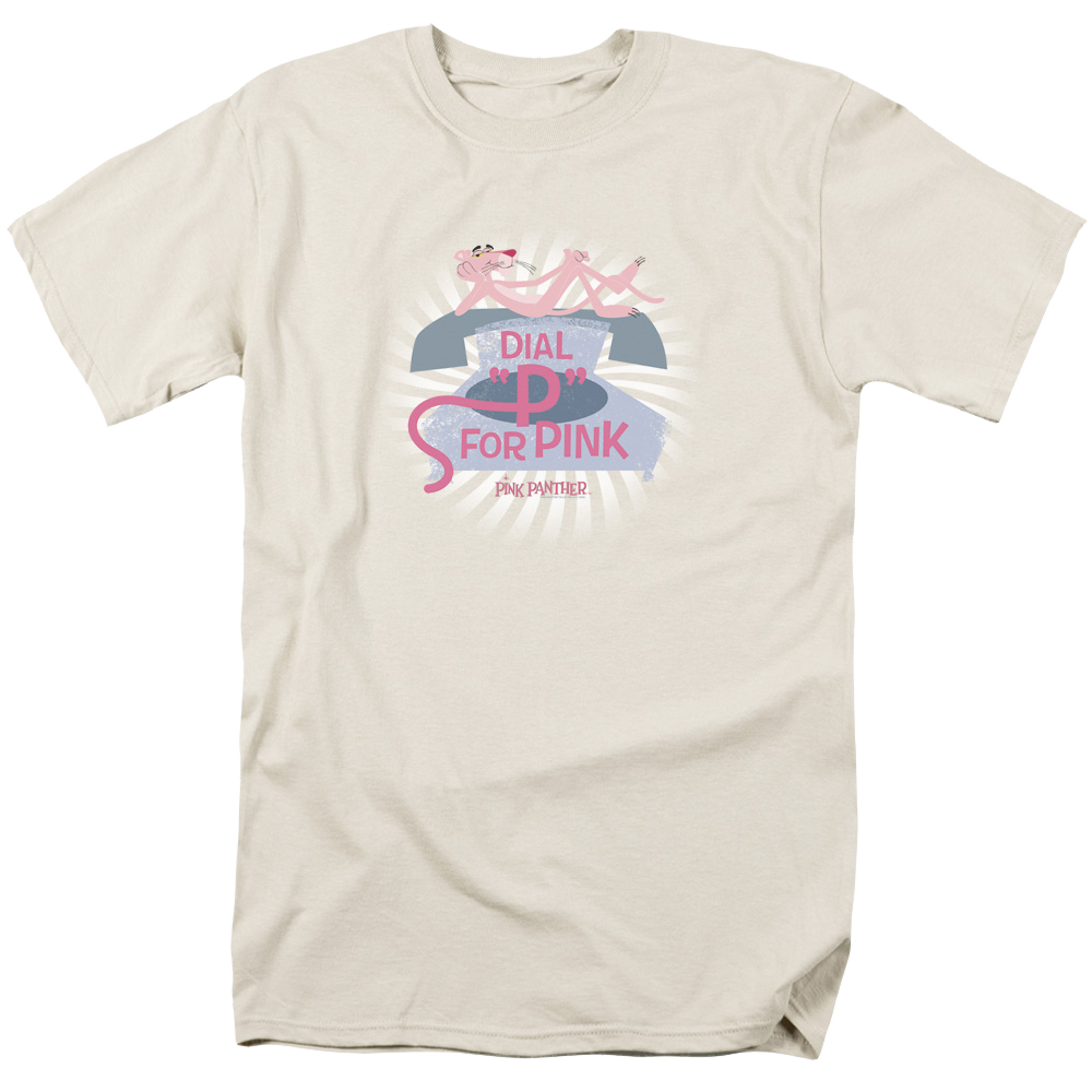 Pink Panther Dial P For Pink Men's Regular Fit T-Shirt