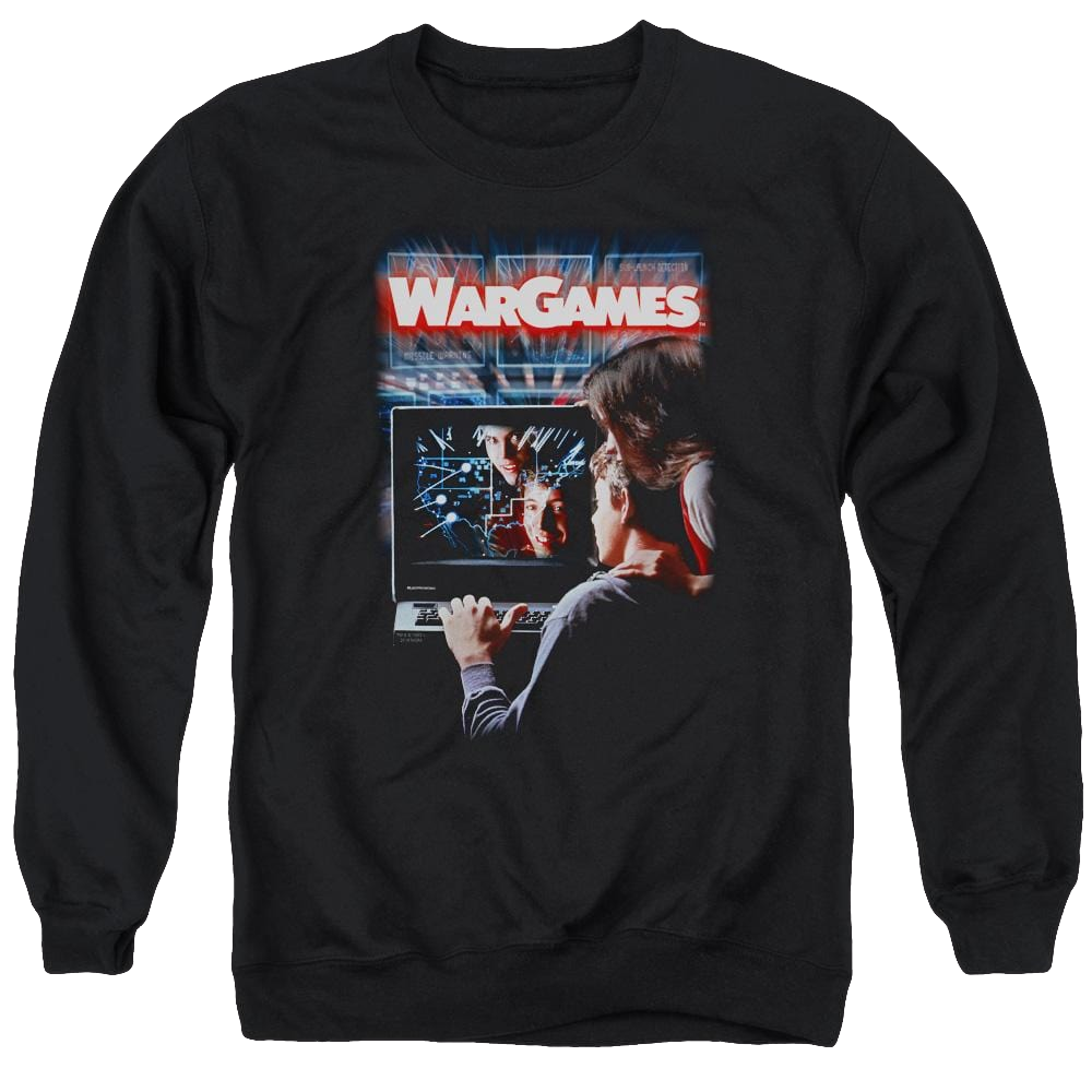 Wargames Poster Men's Crewneck Sweatshirt