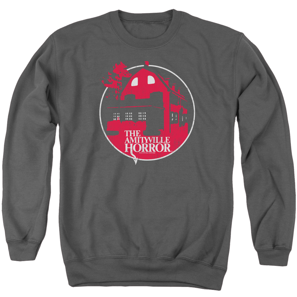 Amityville Horror Red House - Men's Crewneck Sweatshirt