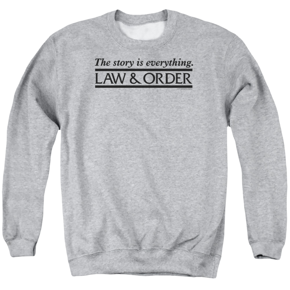 Law and Order Story Men's Crewneck Sweatshirt