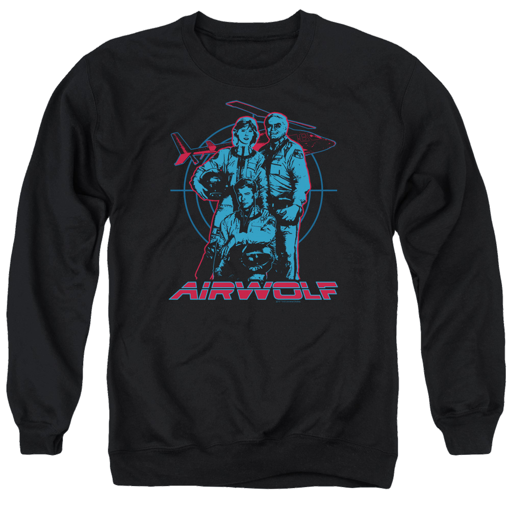 Airwolf Graphic - Men's Crewneck Sweatshirt