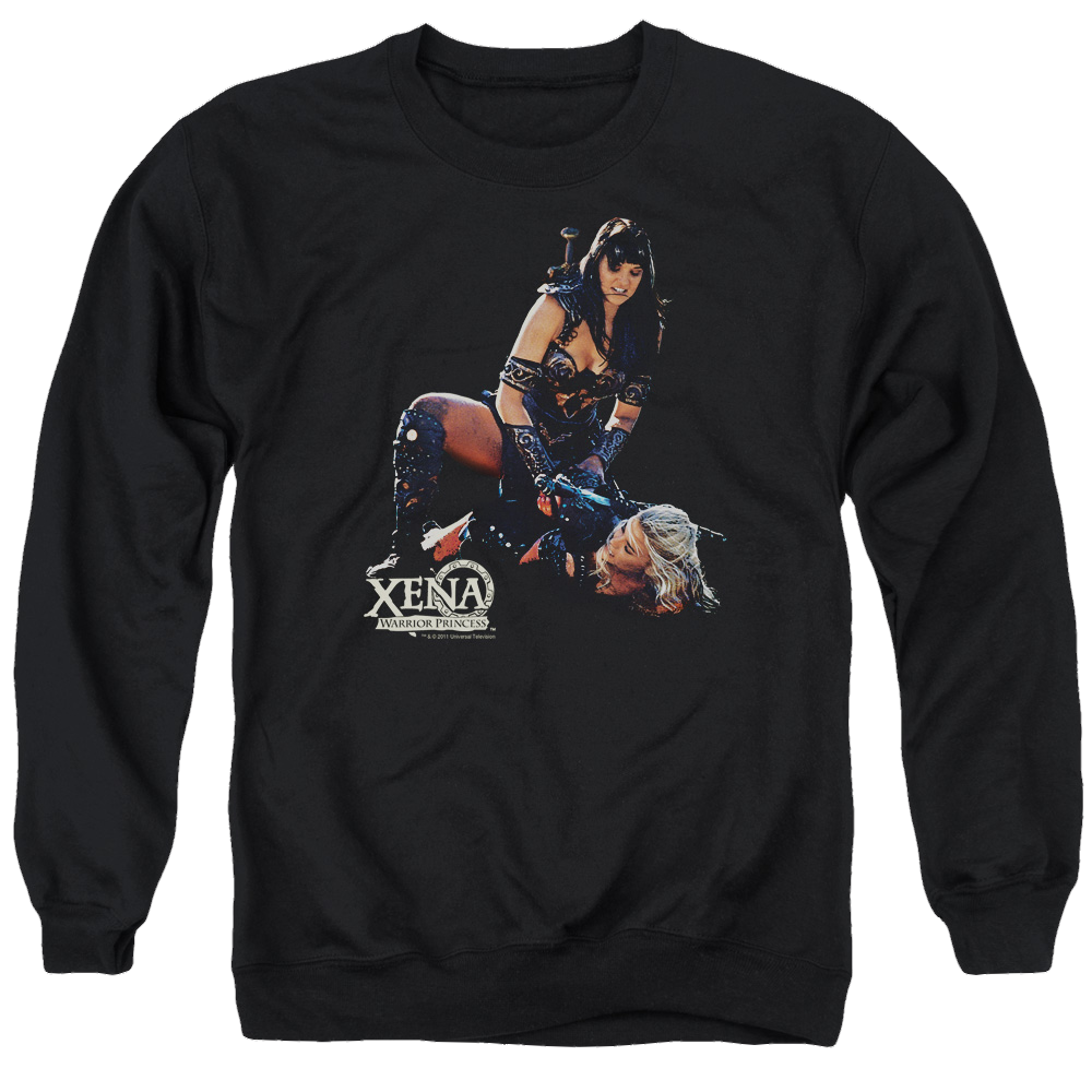 Xena Warrior Princess In Control - Men's Crewneck Sweatshirt