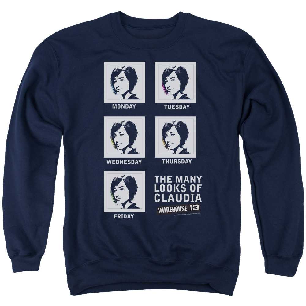 Warehouse 13 Many Looks - Men's Crewneck Sweatshirt