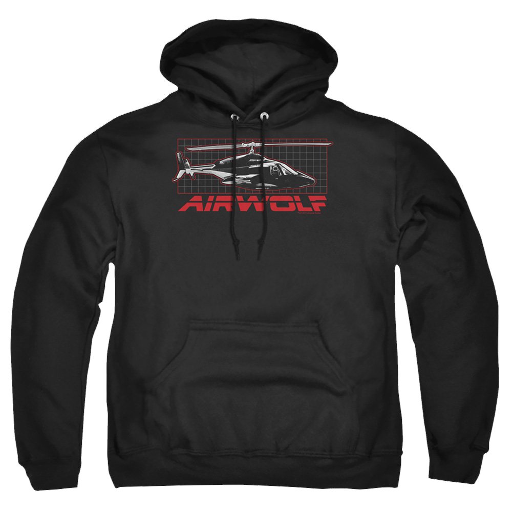 Airwolf Grid - Pullover Hoodie