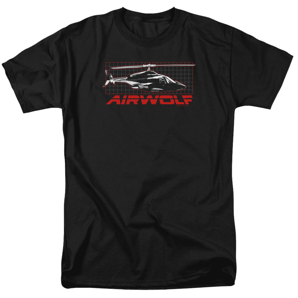 Airwolf Grid - Men's Regular Fit T-Shirt