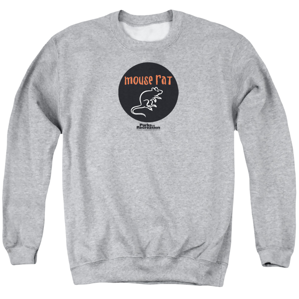 Parks & Recreation Mouse Rat Circle - Men's Crewneck Sweatshirt