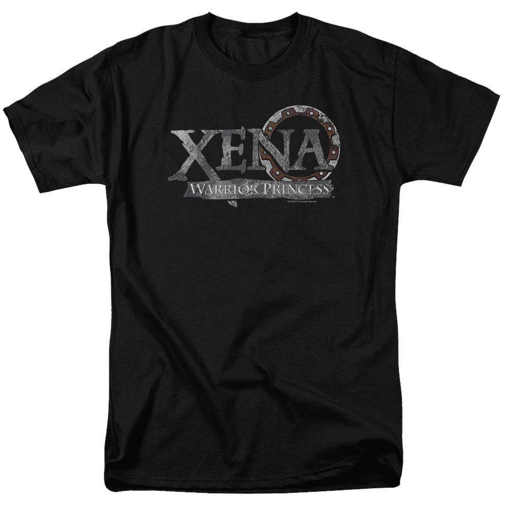 Xena Warrior Princess Battered Logo - Men's Regular Fit T-Shirt