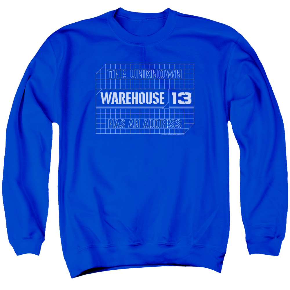 Warehouse 13 Blueprint Logo - Men's Crewneck Sweatshirt