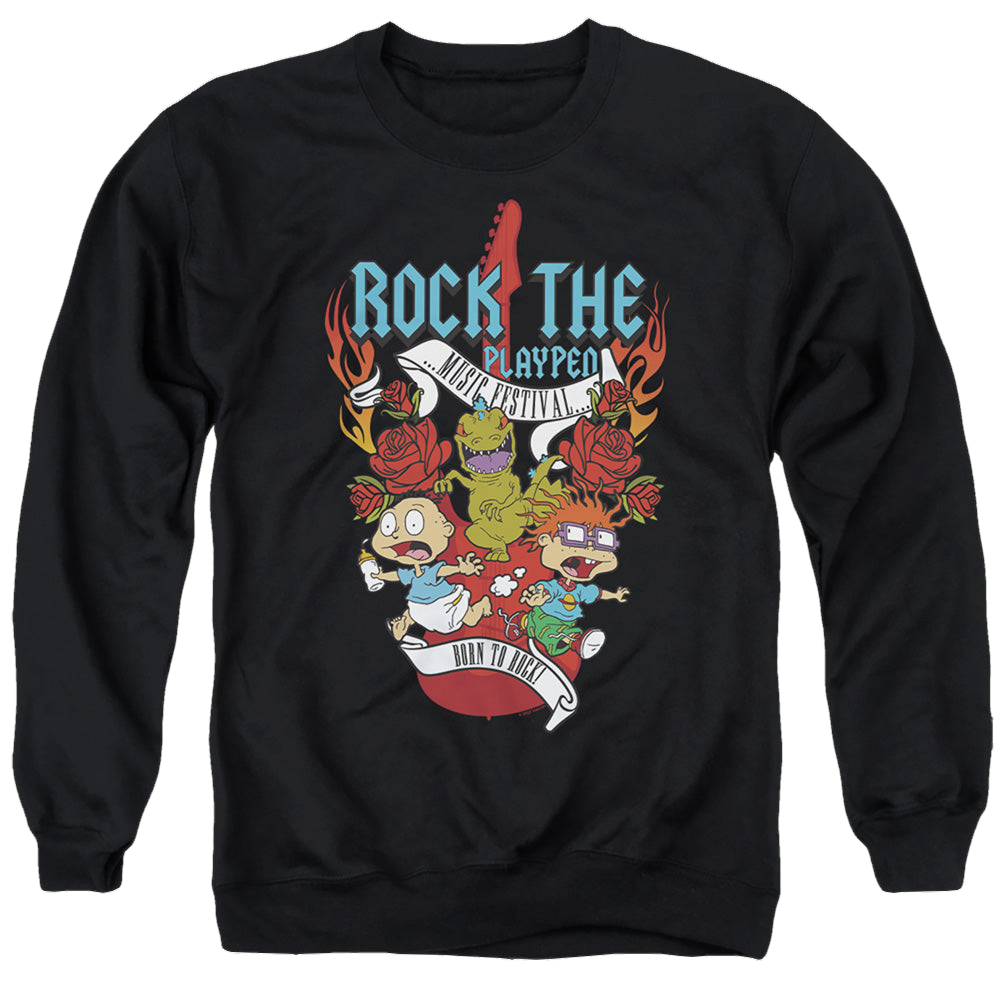 Rugrats Rock The Playpen Music Festival - Men's Crewneck Sweatshirt