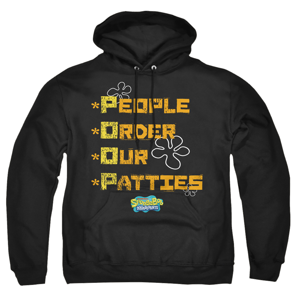 SpongeBob SquarePants People Order Our Patties - Pullover Hoodie