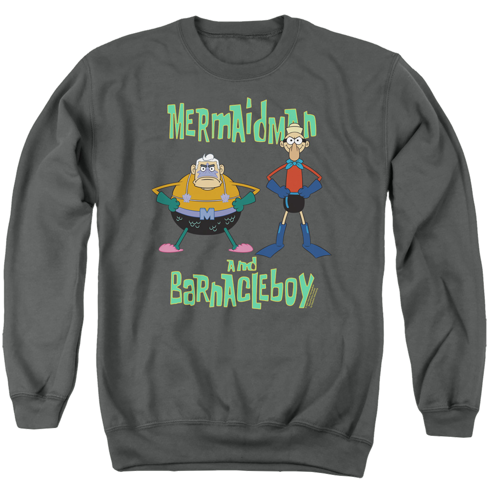 SpongeBob SquarePants Mermaid Man And Barnacle Boy - Men's Crewneck Sweatshirt