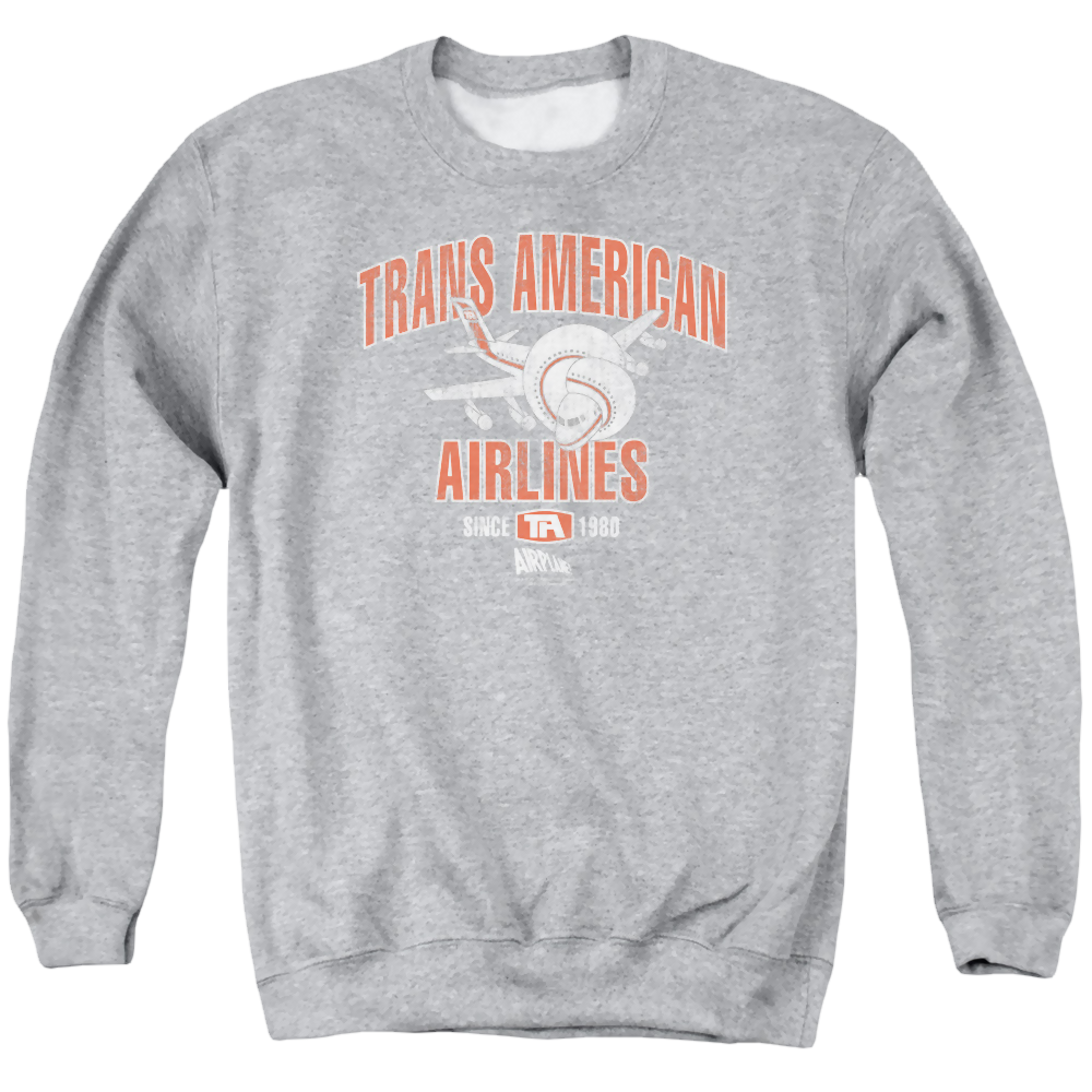 Airplane Trans American - Men's Crewneck Sweatshirt