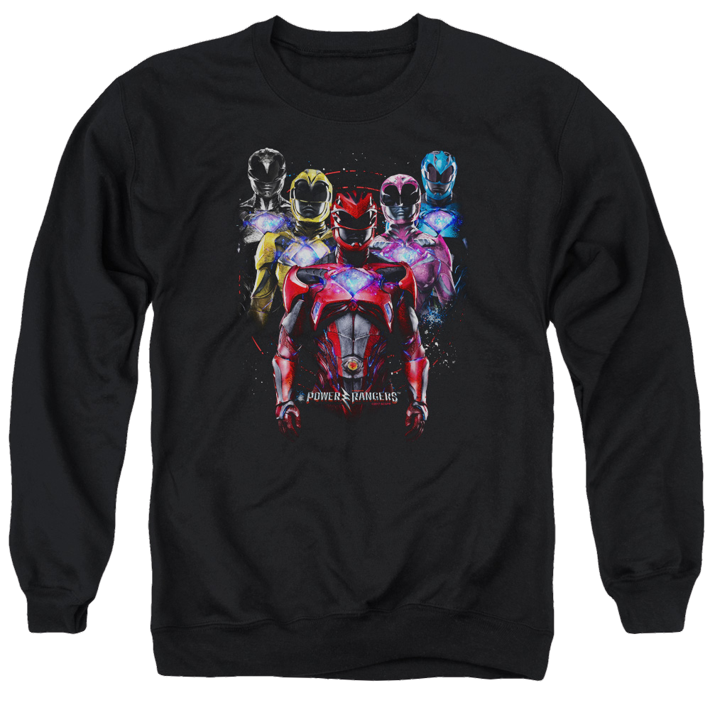 Power Rangers Team Of Rangers Men's Crewneck Sweatshirt