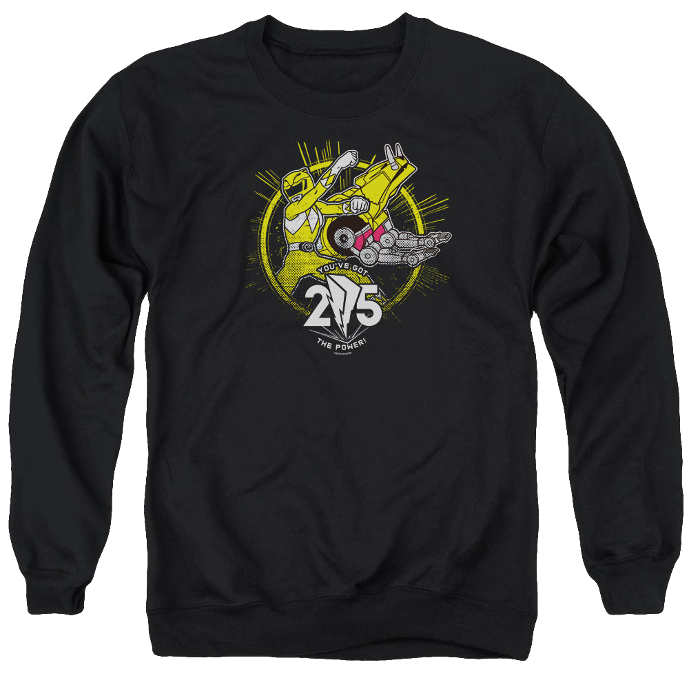 Mighty Morphin Power Rangers Yellow 25 - Men's Crewneck Sweatshirt