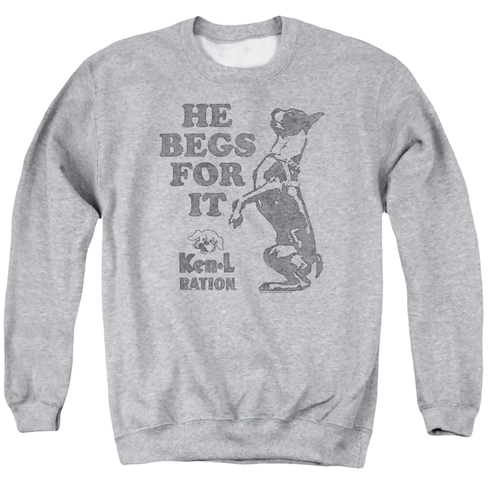 Ken L Ration Begs Men's Crewneck Sweatshirt