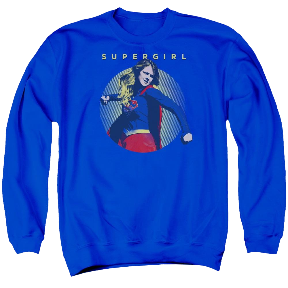 Supergirl Classic Hero Men's Crewneck Sweatshirt