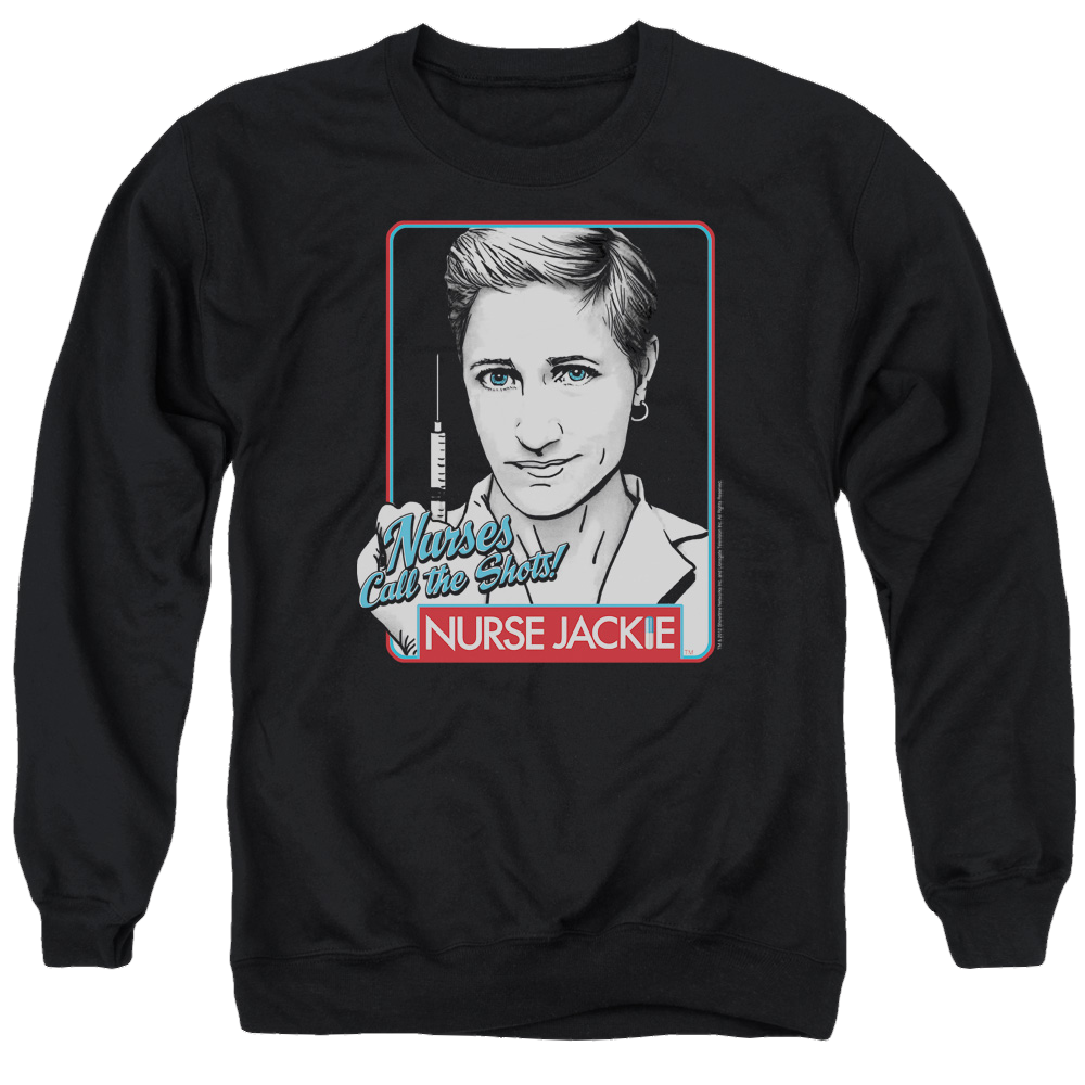 Nurse Jackie Nurses Call The Shots - Men's Crewneck Sweatshirt