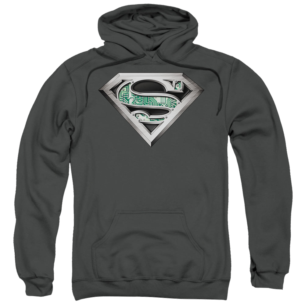 Superman Circuitry Logo - Pullover Hoodie