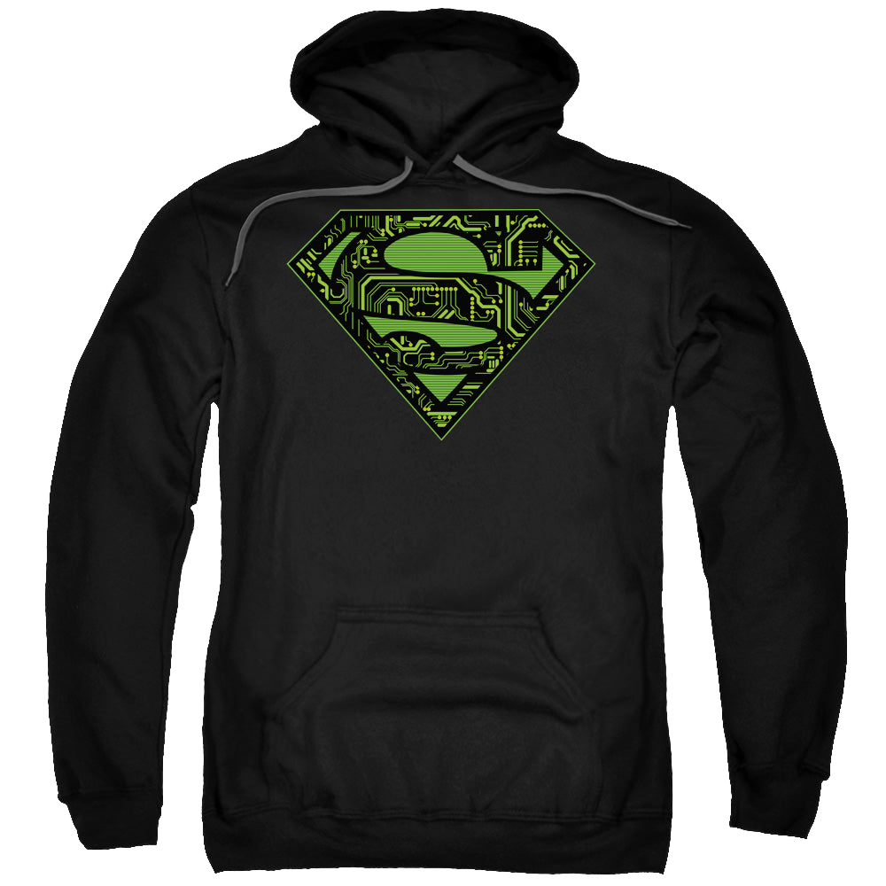 Superman Circuits Shield - Pullover Hoodie