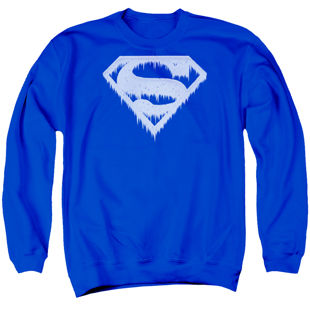 Superman Ice And Snow Shield - Men's Crewneck Sweatshirt