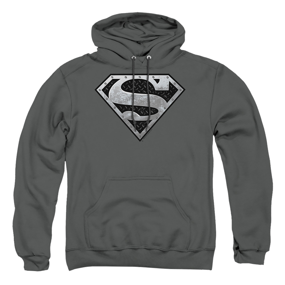 Superman Super Metallic Shield - Pullover Hoodie