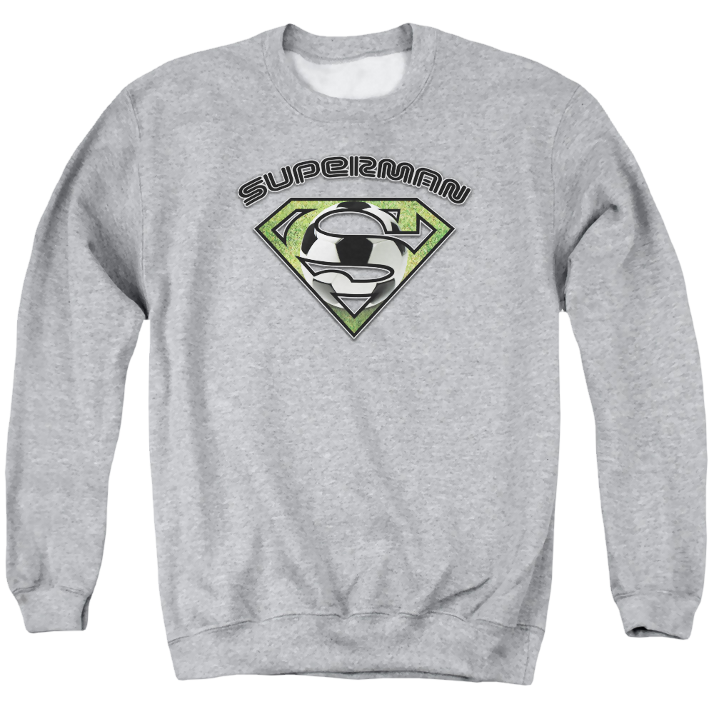 Superman Soccer Shield - Men's Crewneck Sweatshirt