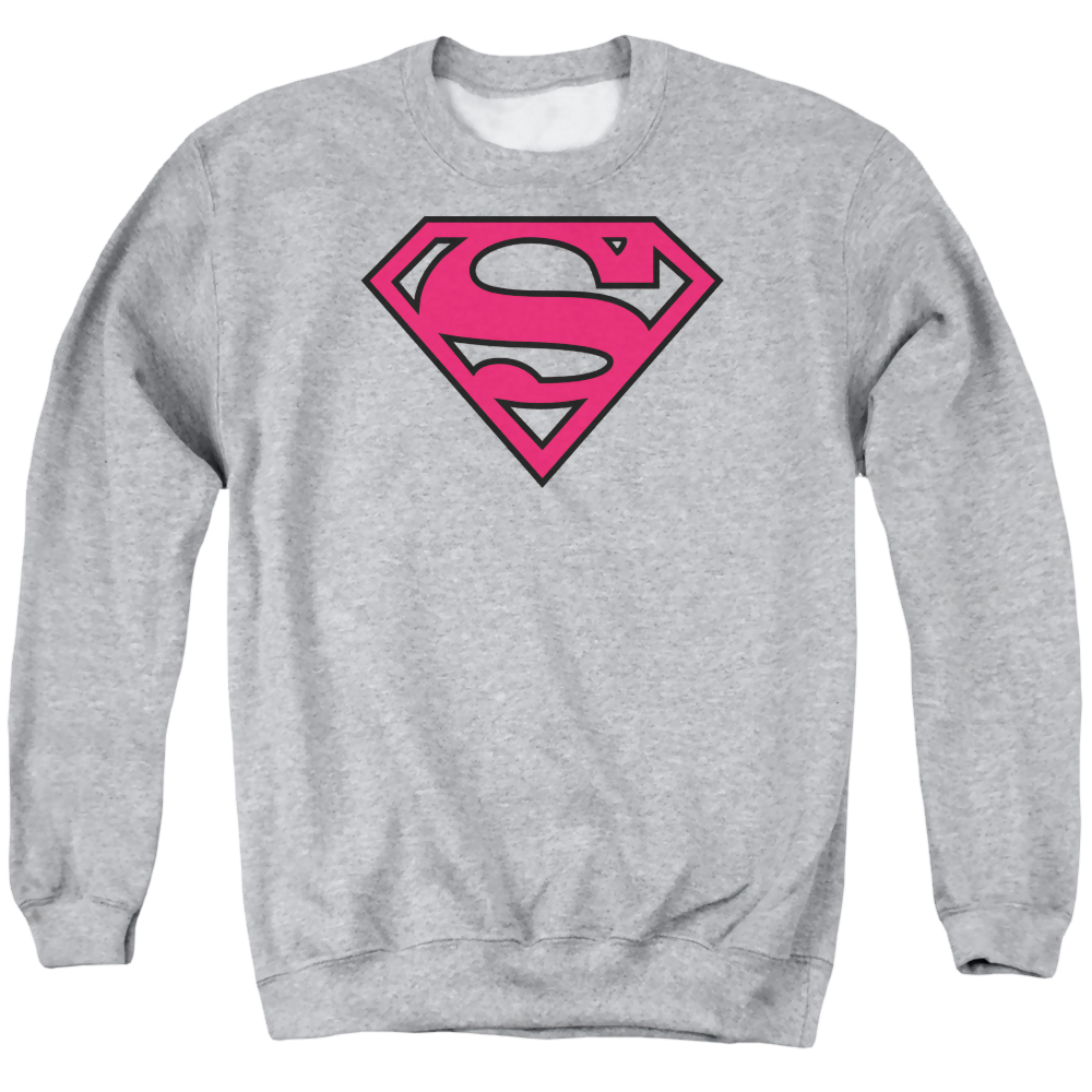 Superman Red & Black Shield - Men's Crewneck Sweatshirt