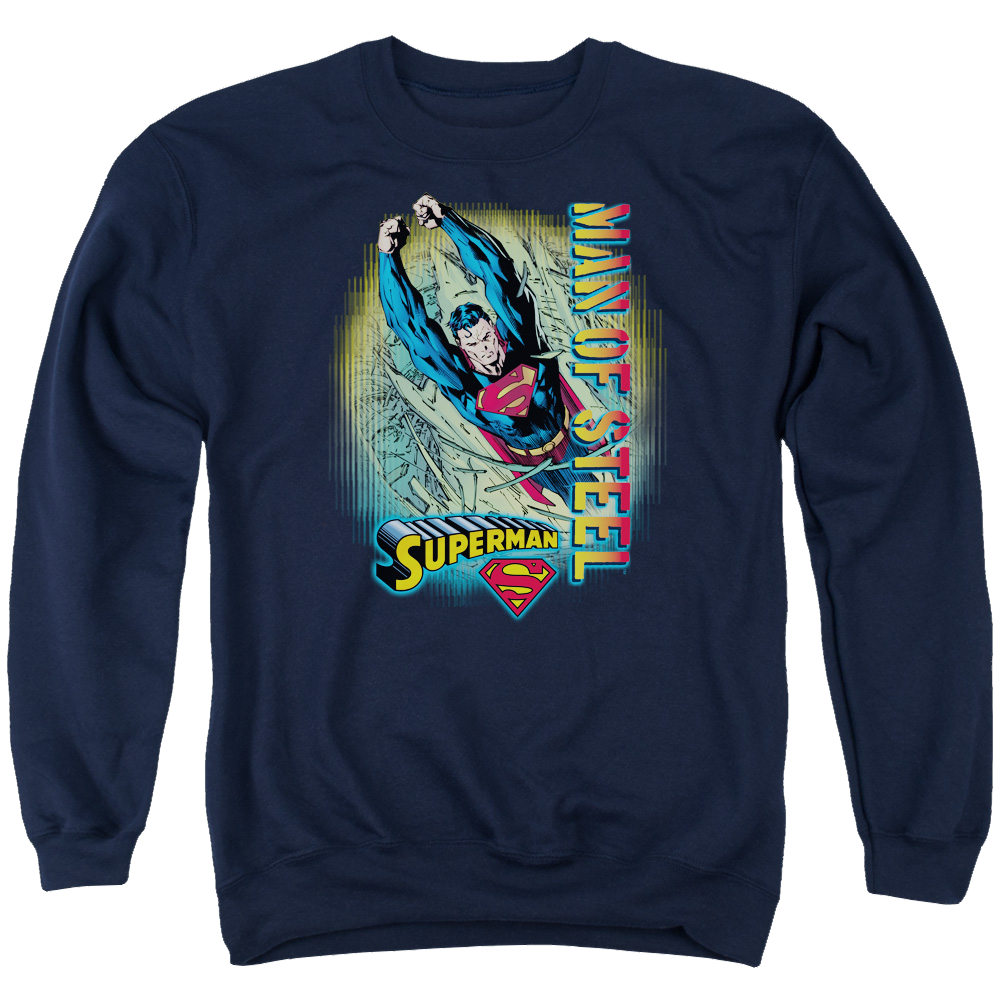 Superman Breakthrough - Men's Crewneck Sweatshirt