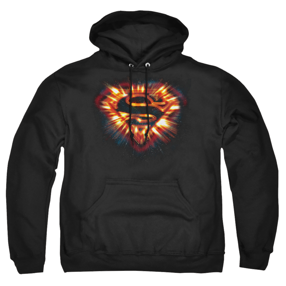 Superman Space Burst Shield - Pullover Hoodie