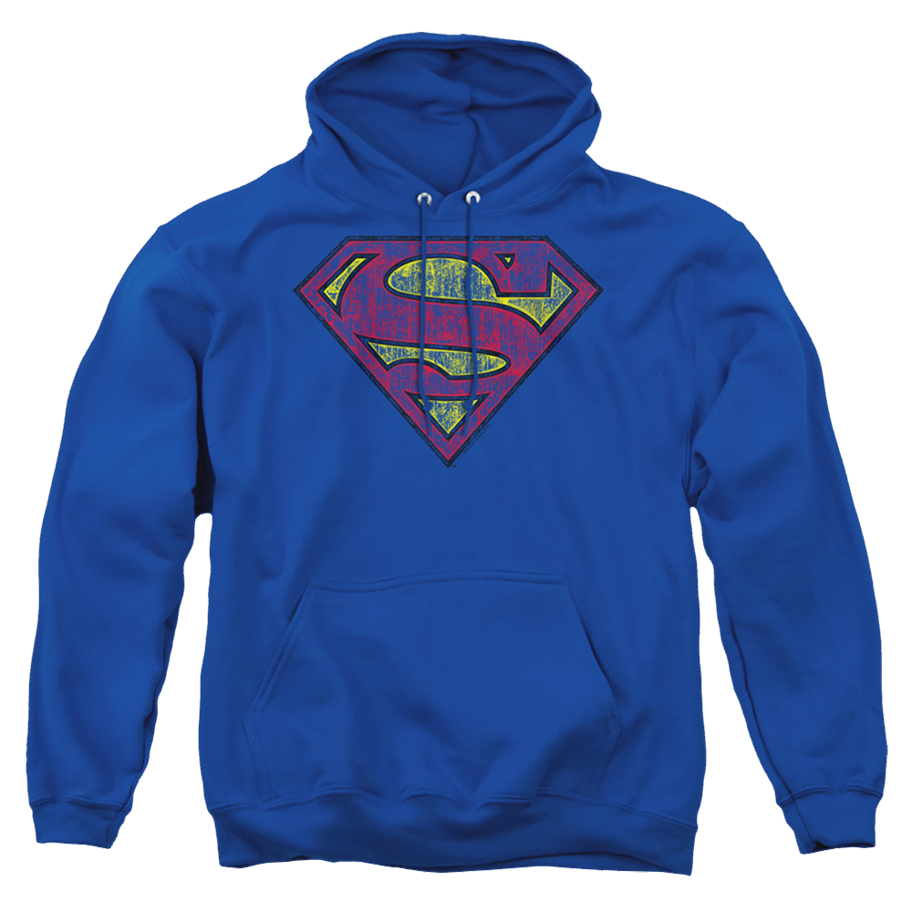 Superman Tattered Shield - Pullover Hoodie