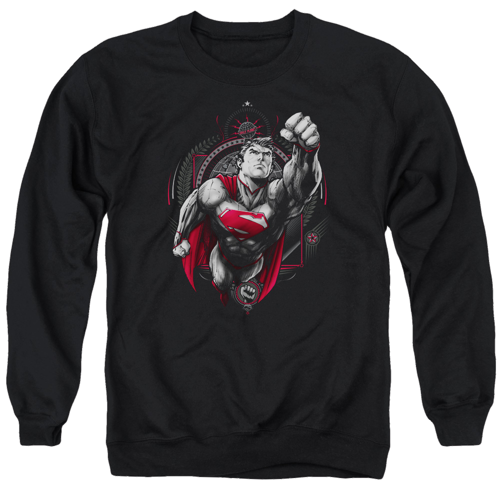 Superman Propaganda Superman - Men's Crewneck Sweatshirt