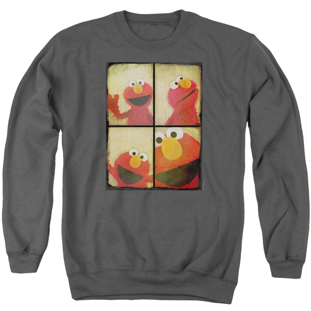 Sesame Street Photo Booth Elmo Men's Crewneck Sweatshirt