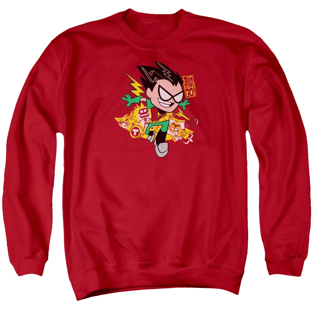 Teen Titans Go Robin Men's Crewneck Sweatshirt