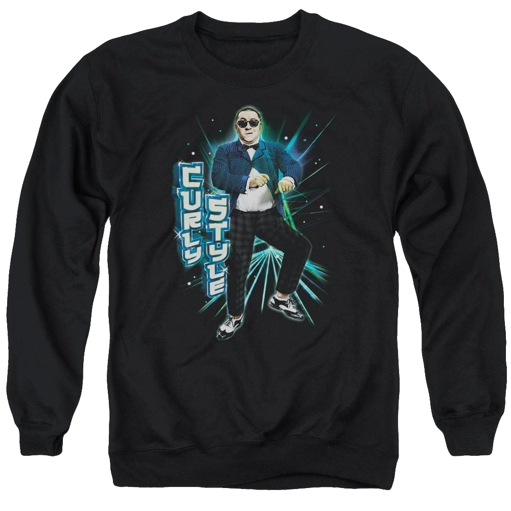 The Three Stooges Curly Style Men's Crewneck Sweatshirt