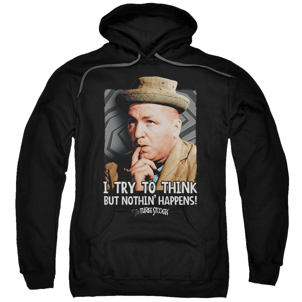 The Three Stooges Try To Think Pullover Hoodie